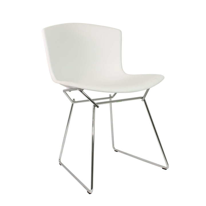 Knoll - Bertoia Plastic chair in white