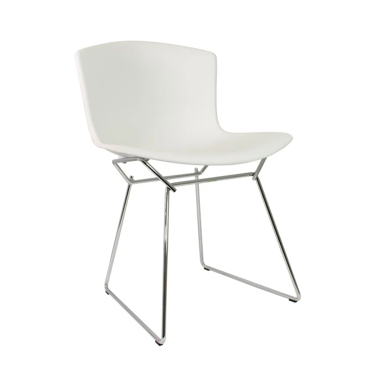 Knoll - Bertoia Plastic chair in white