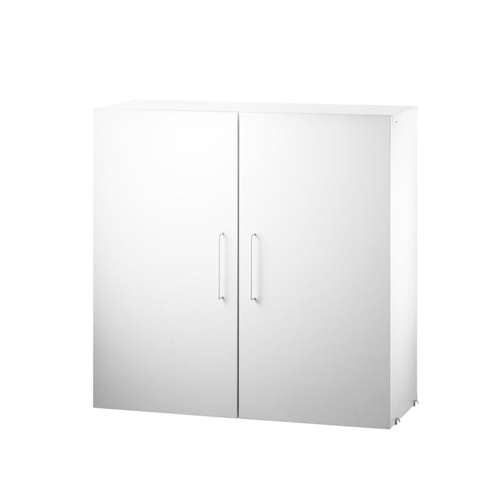 Cabinet module with two shelves from String in white