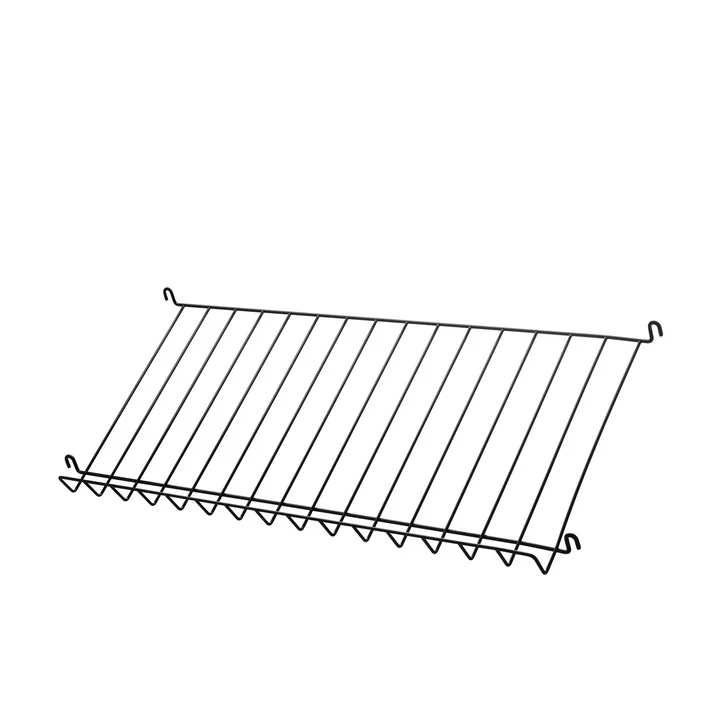 Magazine rack from String in black