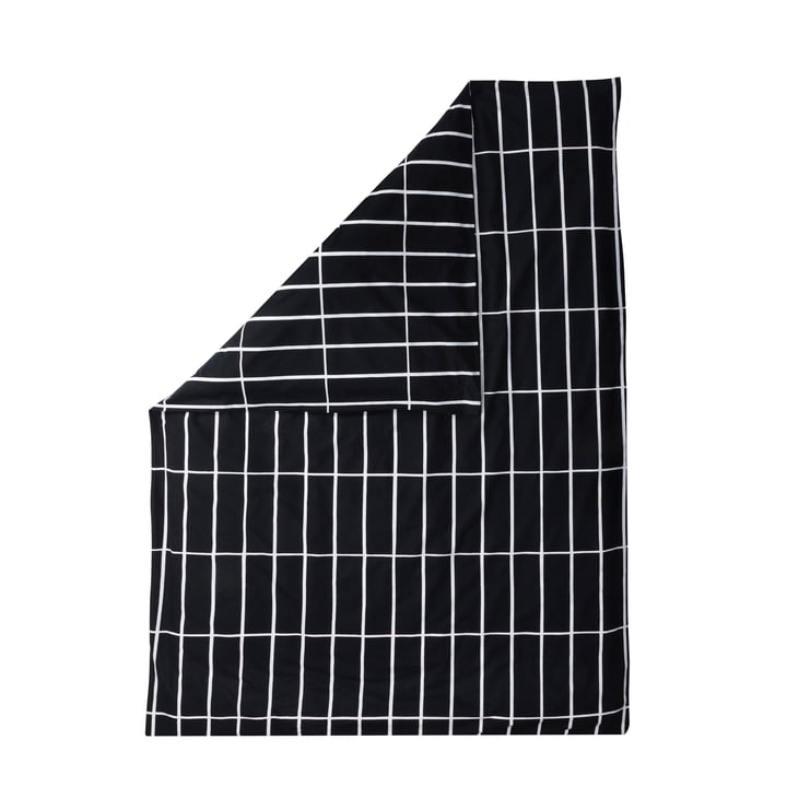 Tiiliskivi Comforter cover from Marimekko in black / white