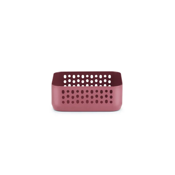 Nic Nac Organizer 10.5 x 10.5 x h4 by Normann Copenhagen in dark red