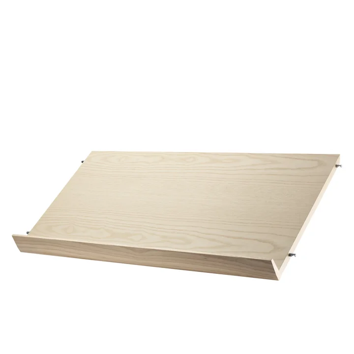 Magazine shelf 78 x 30 cm from String in ash