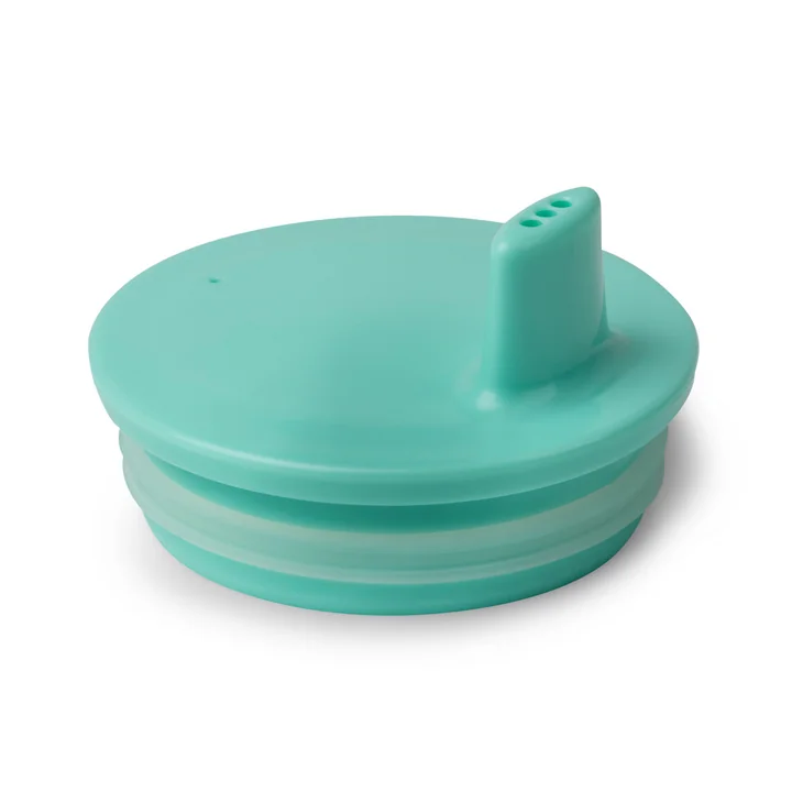AJ cup lid from Design Letters in turquoise
