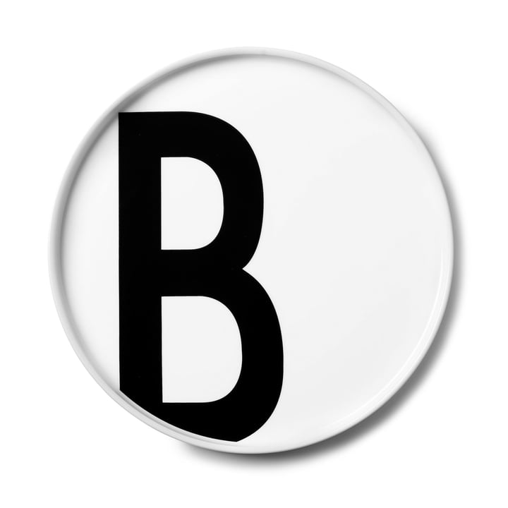 The AJ porcelain plate B from Design Letters
