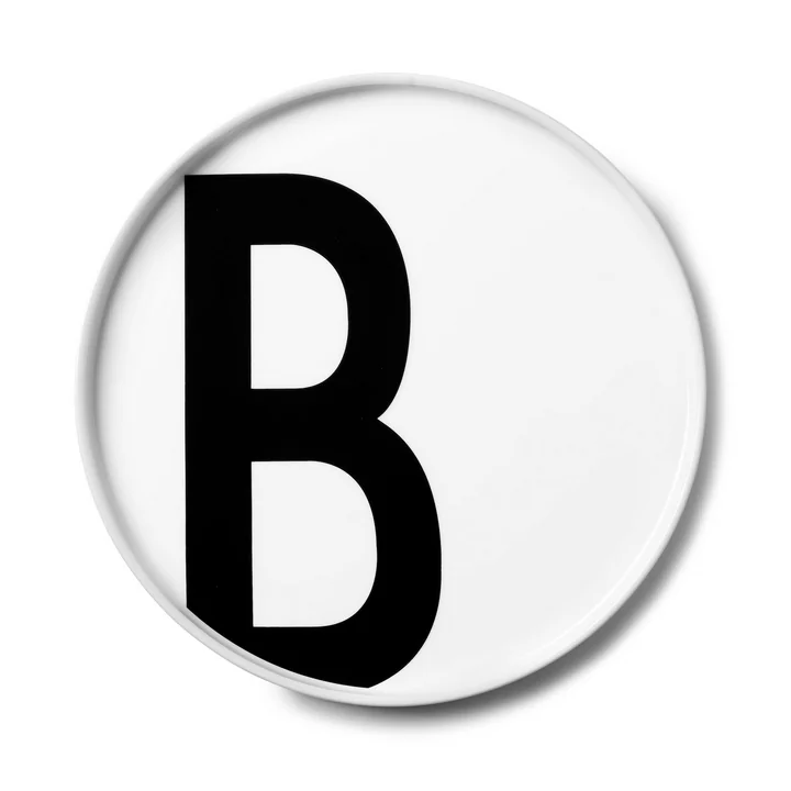 The AJ porcelain plate B from Design Letters