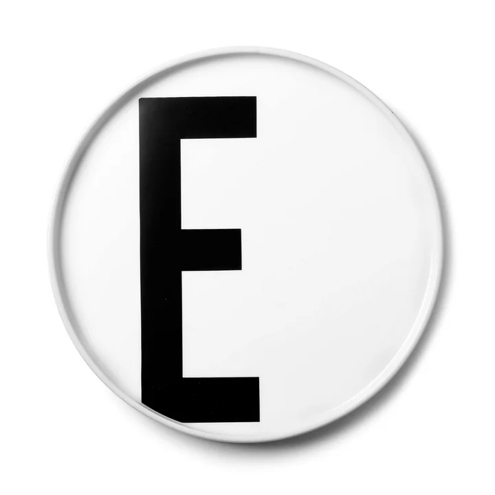 The AJ porcelain plate E from Design Letters