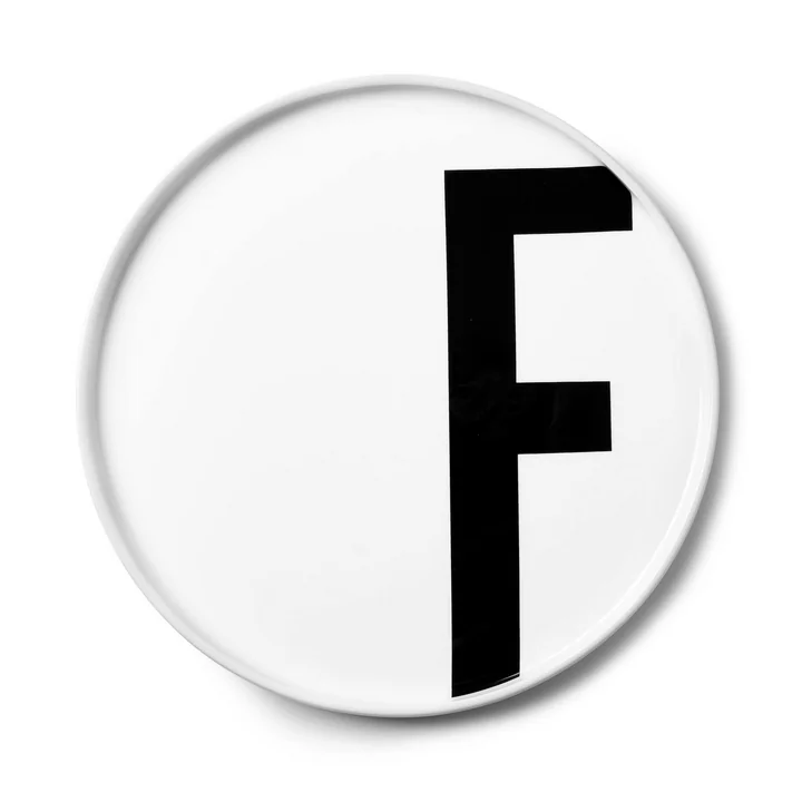 The AJ porcelain plate F from Design Letters
