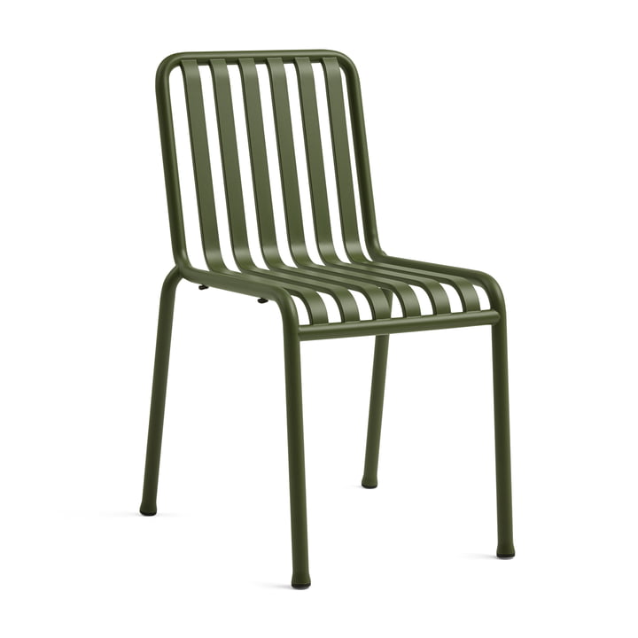 The Hay Palissade chair in olive