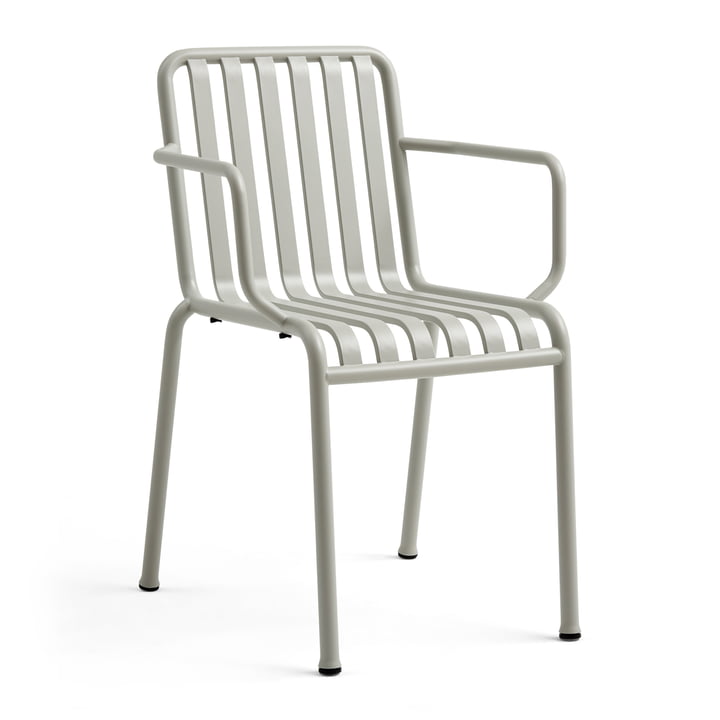 The Hay Palissade Arm chair in light gray