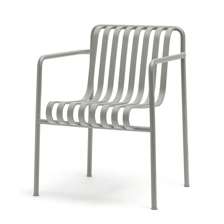 The Palissade Dining Armchair from HAY in light gray