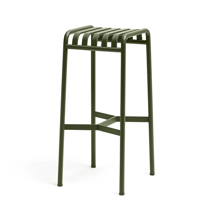 The Palissade bar stool from HAY in olive
