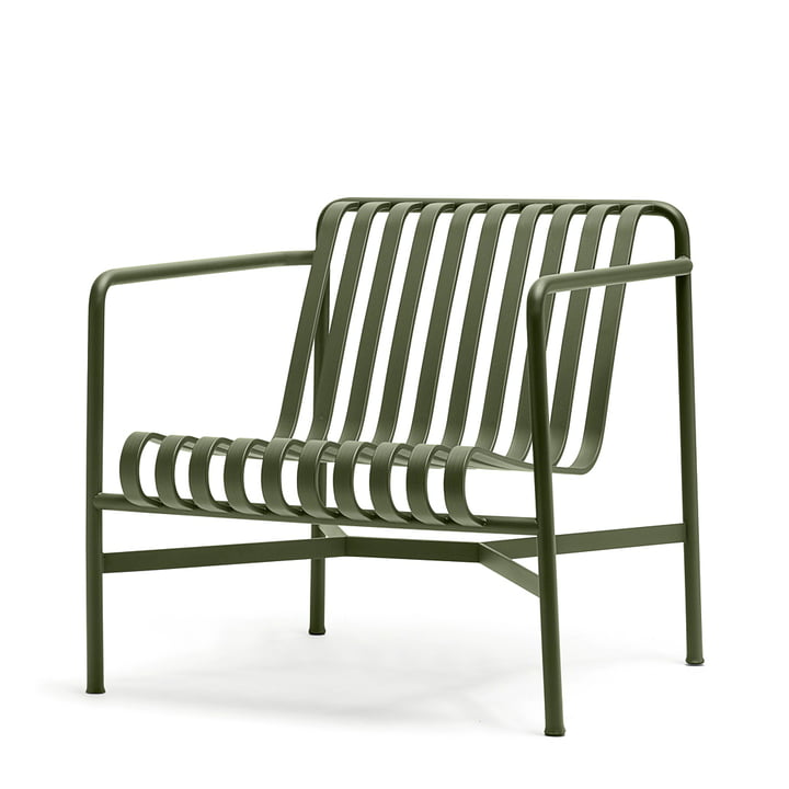 The Palissade Lounge Chair Low by Hay in olive