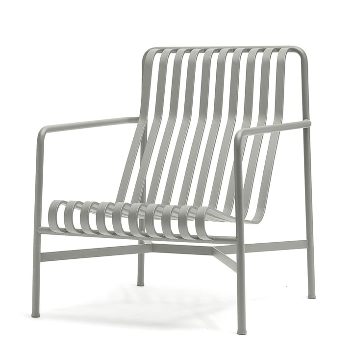 The Palisade lounge chair high by Hay in light grey