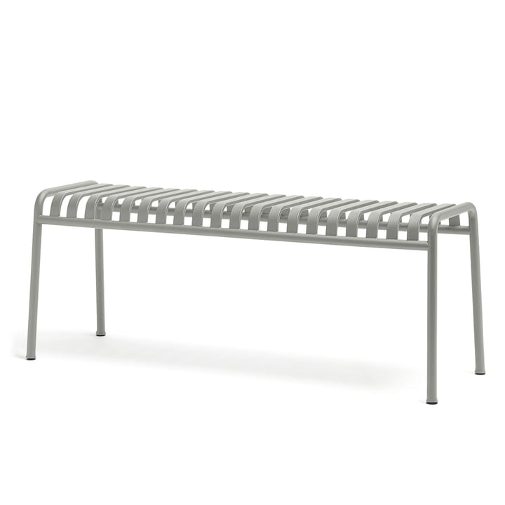 The Palissade bench by Hay in light grey