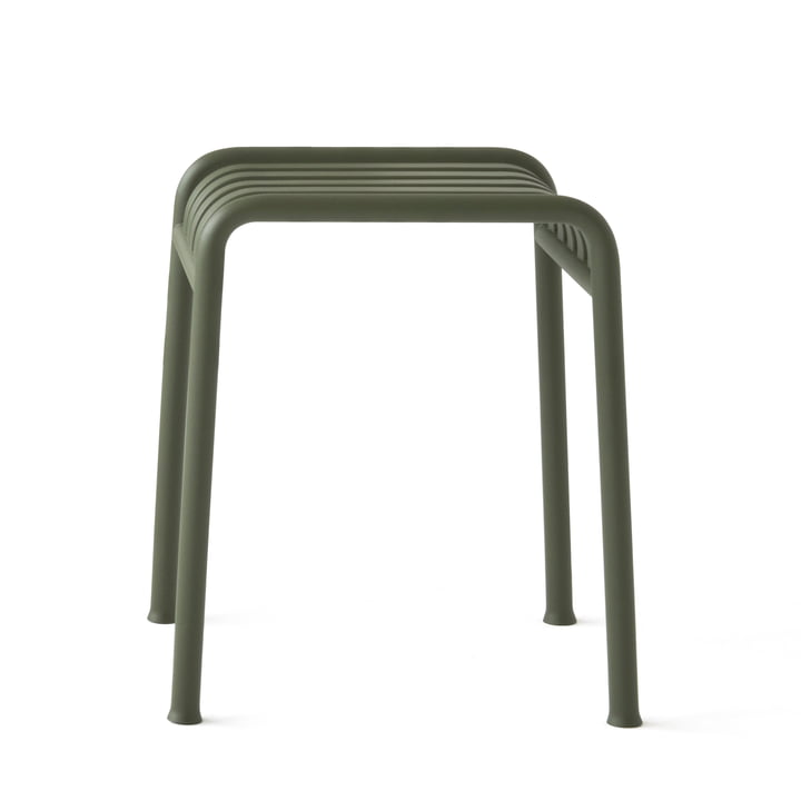 The Palissade stool by Hay in olive