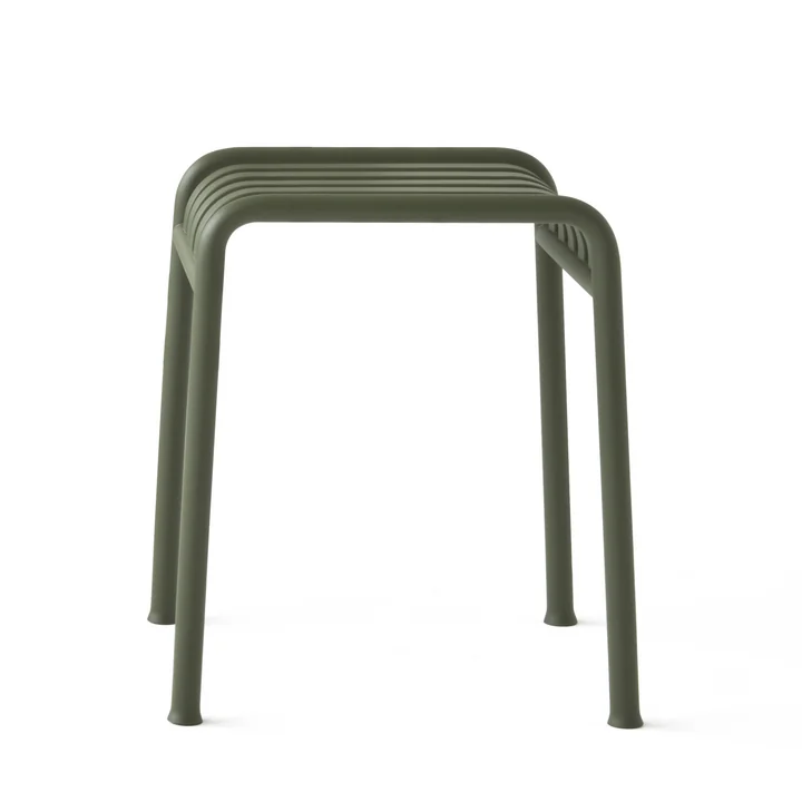 The Palissade stool from HAY in olive