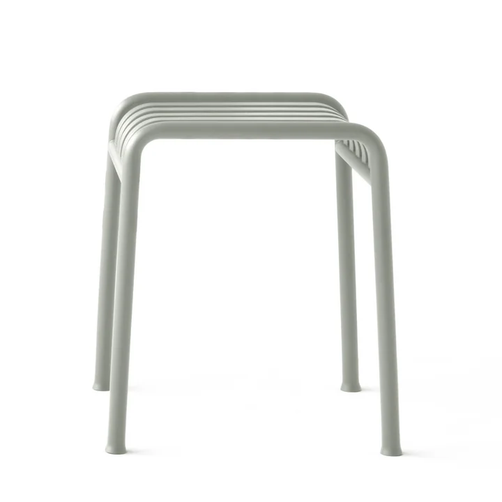 The Palissade stool from HAY in light gray