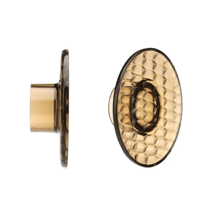 Jellies coat hooks Ø 19 cm by Kartell in amber