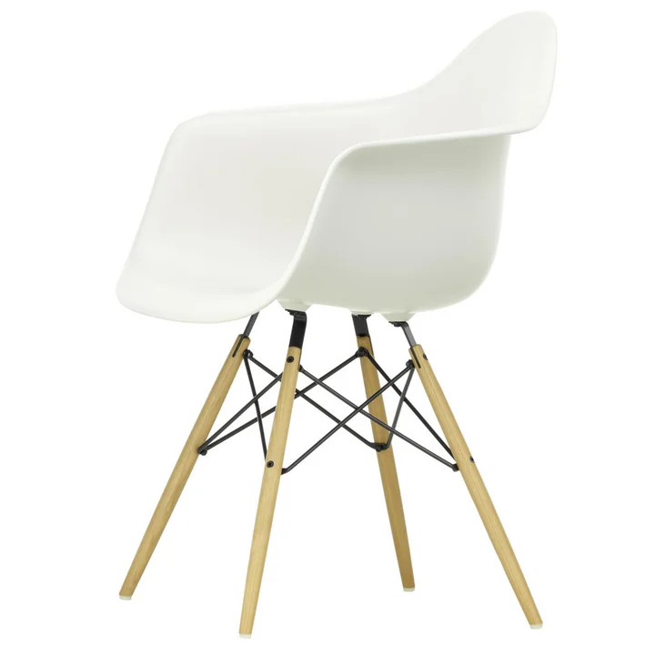 Vitra - Eames Plastic Armchair DAW, ash honey / white