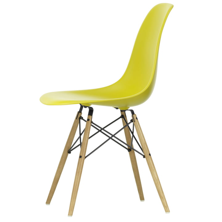 Vitra - Eames Plastic Side Chair DSW, ash honey / mustard