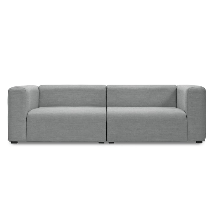 Mags Sofa 2.5 seater, combination 1 by Hay in light gray (Surface 120)