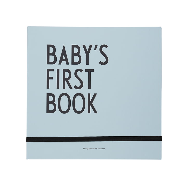 Baby's First Book from Design Letters in blue