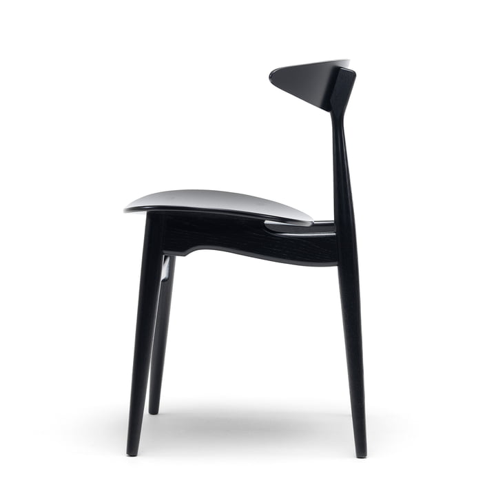 CH33T from Carl Hansen in black lacquered beech finish with the frame in black lacquered beech finish