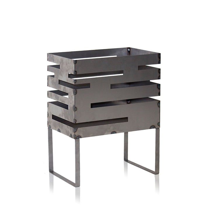 Urban fire basket 50 from Röshults made from untreated steel