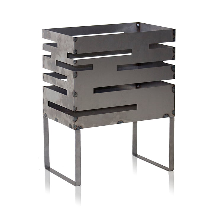 Urban Fire Basket 70 by Röshults made from untreated steel