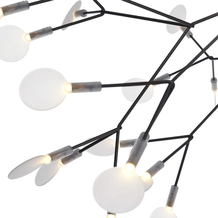 Flexible leaves of the pendant lamp