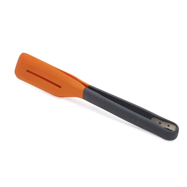 Turner Tongs by Joseph Joseph in grey and orange