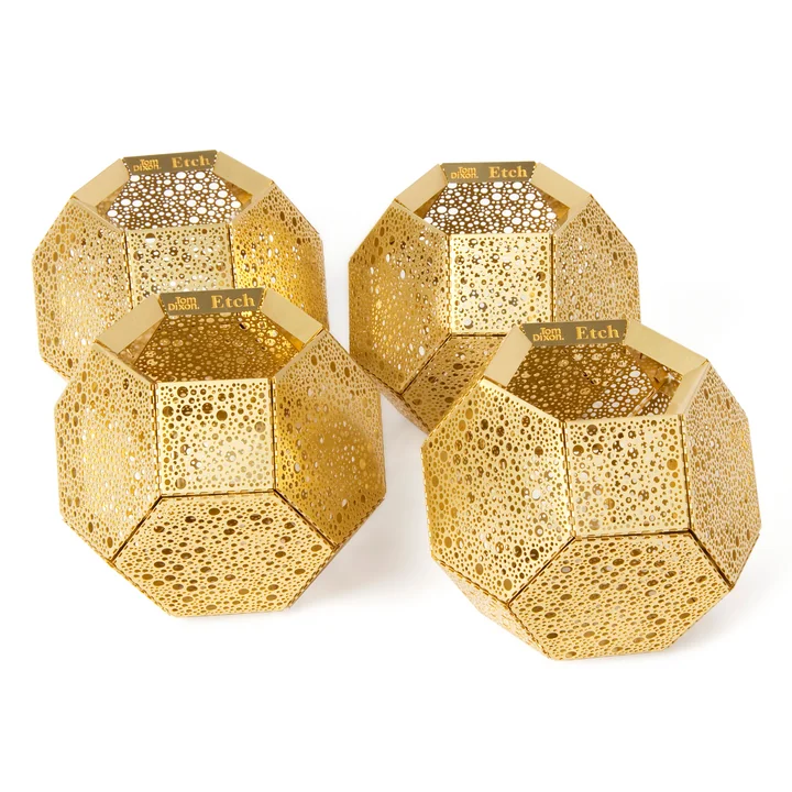 Tom Dixon - Etch Votive Candleholder, brass