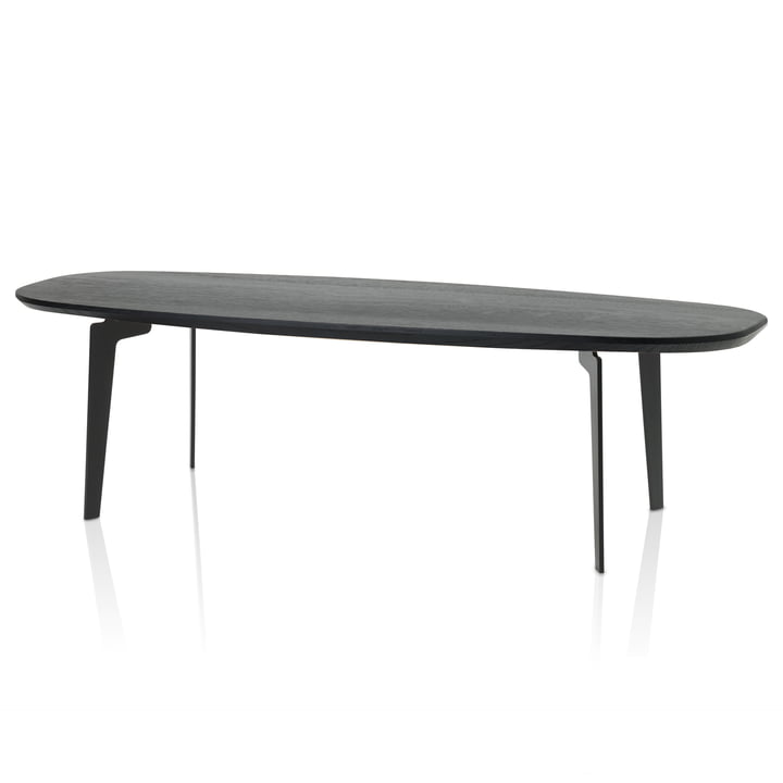 Join FH 61 Couch Table by Fritz Hansen made of oak in black