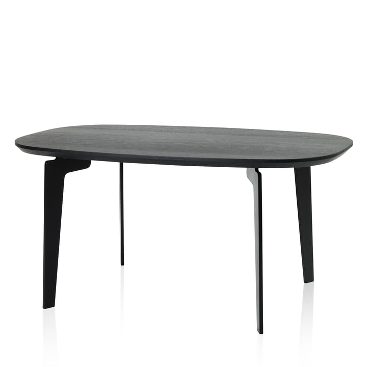 Join FH 21 Couch Table by Fritz Hansen made of black painted oak