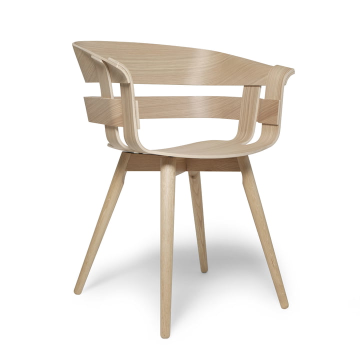The Wick Chair Wood in natural oak by Design House Stockholm