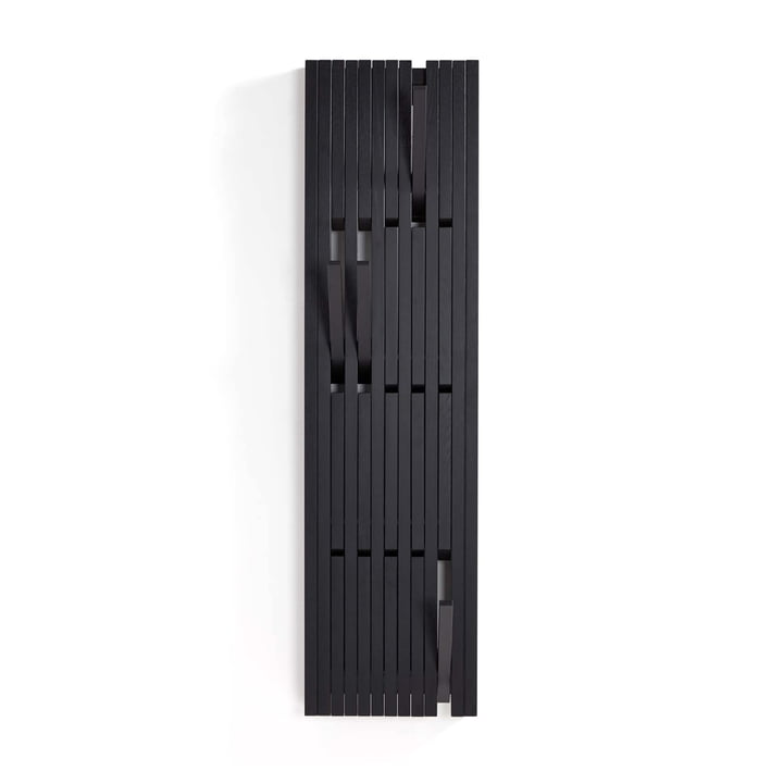 The Piano Hanger in varnished oak black (RAL 9005) in small by Peruse