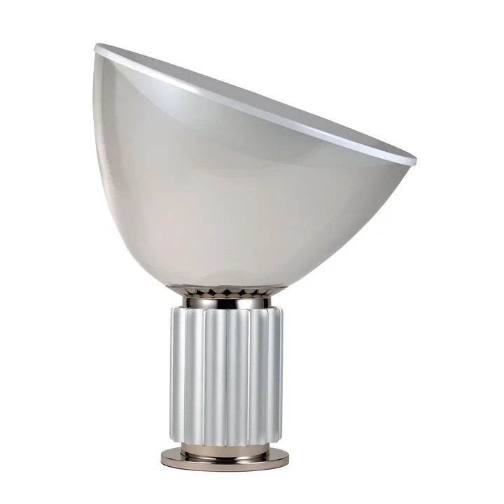 The Taccia LED Table and Floor Lamp by Flos in Anodised Aluminium