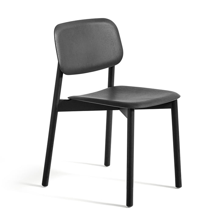 The Hay - Soft Edge chair in oak black stained