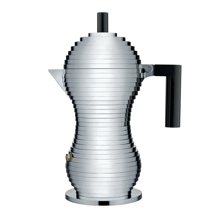 Pulcina Large espresso maker from Alessi in black