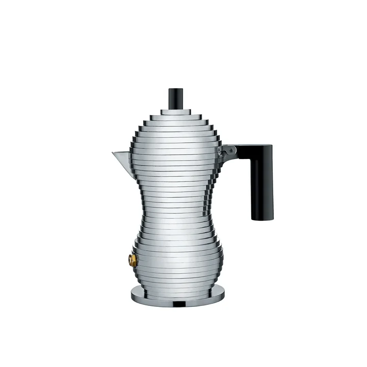 Pulcina Small espresso maker from Alessi in black