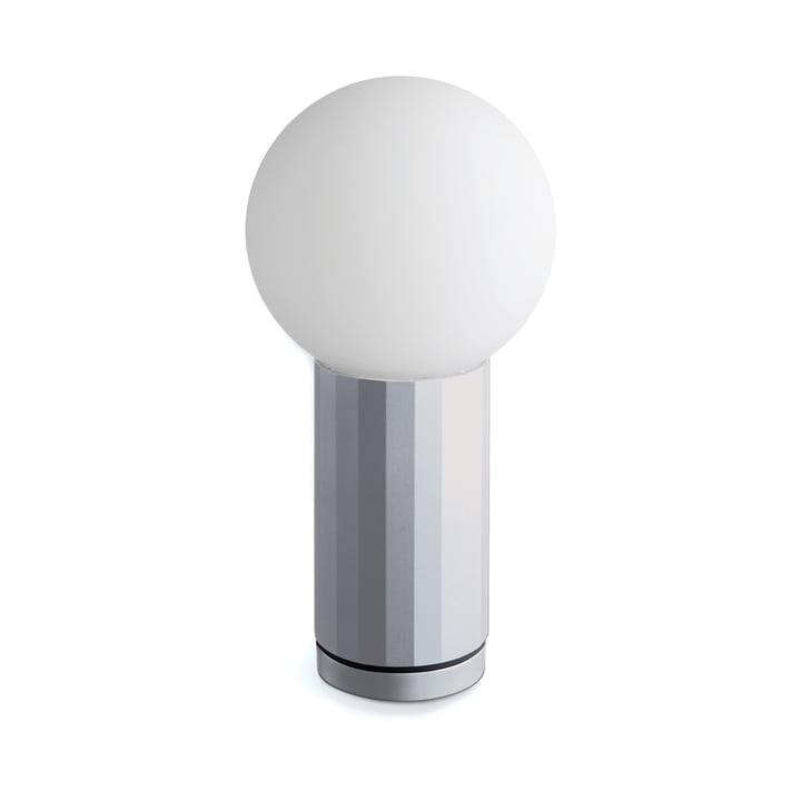 The Turn On Table Lamp in aluminium by Hay