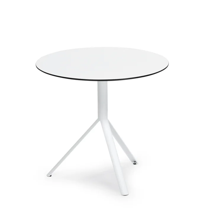 Round Trio Bistro Table Ø 70cm by Weishäupl in white