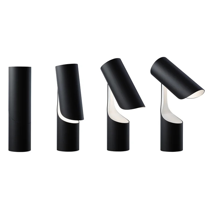 Mutatio table lamp with movable lamp shade