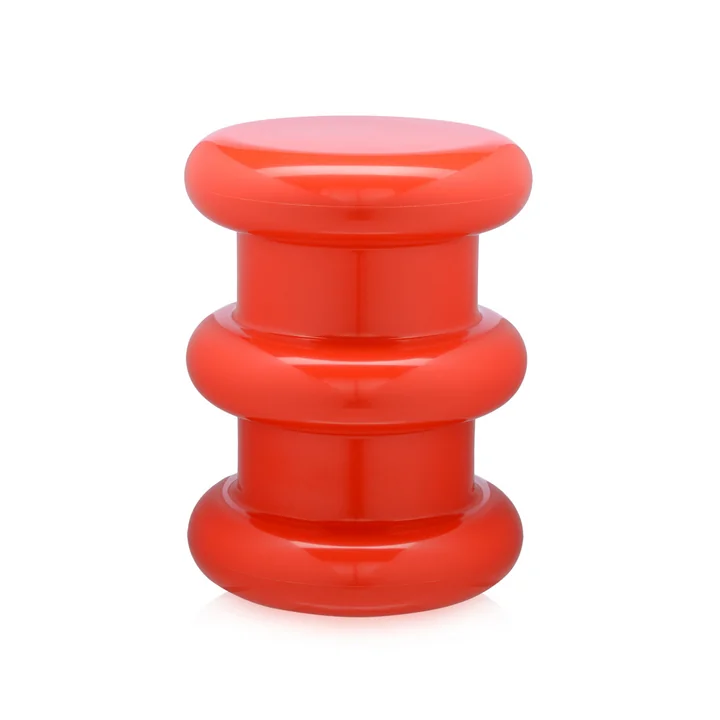 Pilastro Stool / Side Table by Kartell in Red