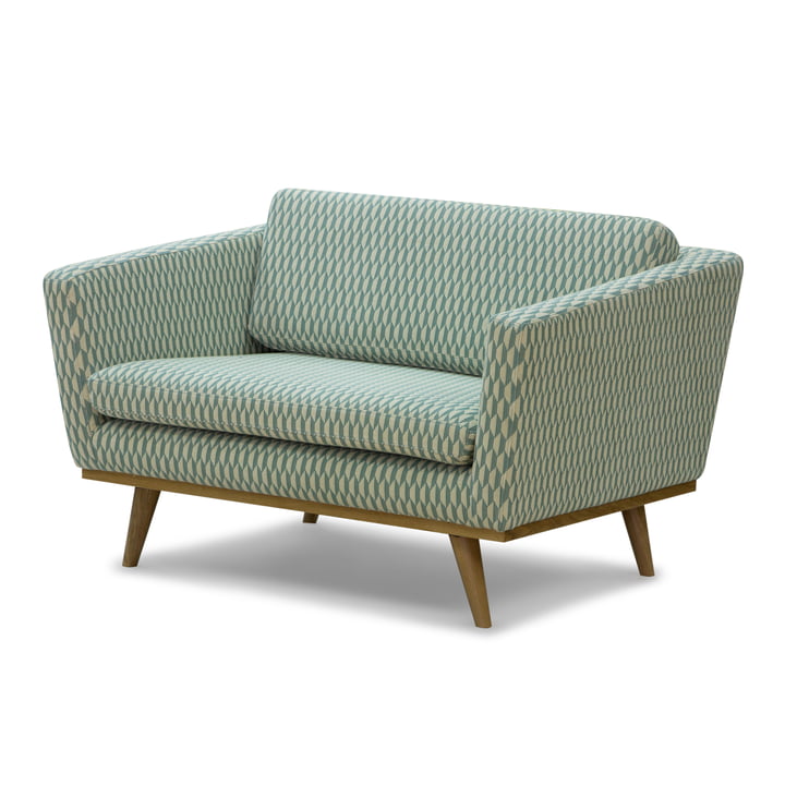 Fifties Sofa 120 from Red Edition in bakou celadon (T31)