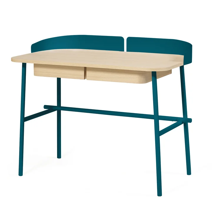 Victor Desk from Hartô in petrol (RAL 5020)