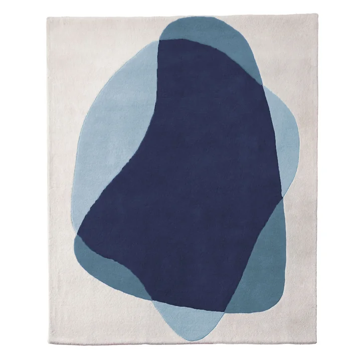 Serge Rug by Hartô in blue / grey