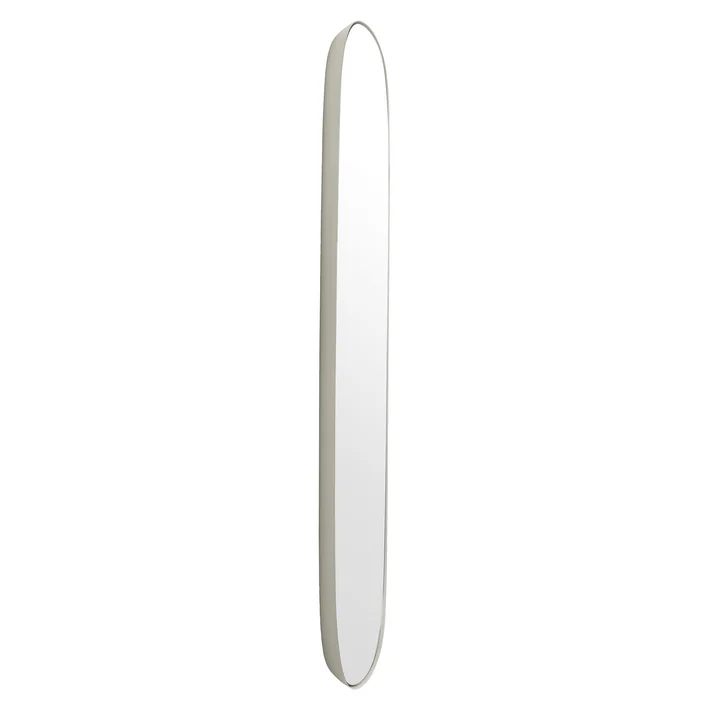 The Framed Mirror , large in grey / clear glass