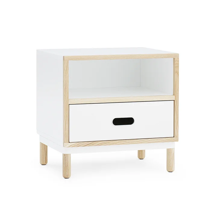 Kabino Bedside Table by Normann Copenhagen in white